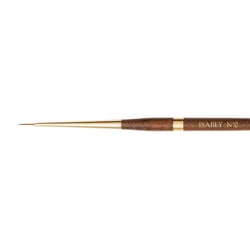 Pinceau - Rond long - Aquarelle - Isabey - Isaqua - 6233i - N°0 - Fibres synthétiques