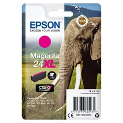 EPSON Cartouche d'encre T2433 XL Magenta - Eléphant (C13T24334012)