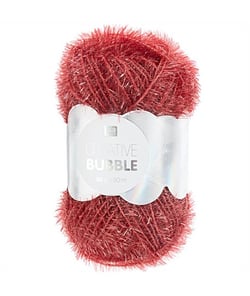 Fil éponge vaisselle à tricoter Creative Bubble - Rico Design 34 Baie rouge