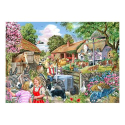 Puzzle 500 pièces - Pièces XXL - À La Porte De La Ferme - HOP - House of Puzzles