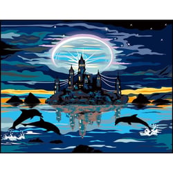 Princesse - Canevas antique Atlantide 50x65cm