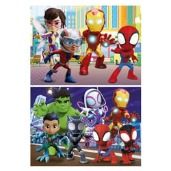 2 puzzles spidey marvel : spidey et son equipe extraordinaire 2 x 48 pieces - super heros - educa - 19678