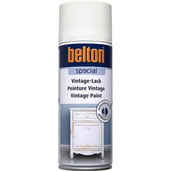 Spray de peinture - Blanc antique - Effet vintage - Bois et métal - Belton
