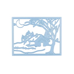 Matrice de découpe Nellie's Choice - Hiver et Clair de Lune - 13,6 x 10,6 cm