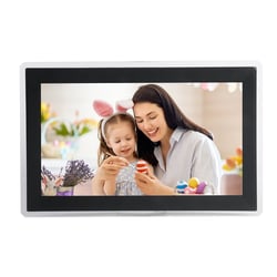 Cadre Photo Numérique 15.6 Pouces Écran IPS Transmission Cloud HD Noir YONIS