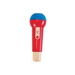 Micro a Resonnance en bois - Hape - Rouge