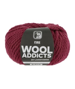 Pelote de laine FIRE - 100GR - Wool Addicts 0062 rouge