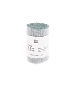 Fil à nouer 6,5 cm - Rico Hooki Hooki - Rico Design Bleu Glacé