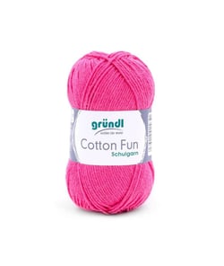 Fil à tricoter COTTON FUN - Gründl - certifié Oeko-Tex 20 Rose