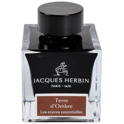 Encre pour calligraphie - Terre d'Ombre - Les encres essentielles - Herbin - Flacon 50ml