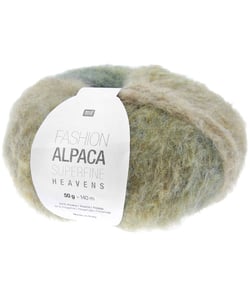 Fil de laine à tricoter Fashion Alpaca Superfine Heavens - Rico Design 09 Vert Moss