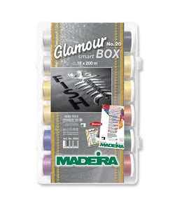 Coffret de fil à broder Madeira Glamour SmartBox N°20 Multicolore