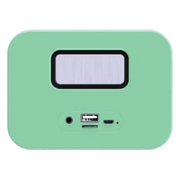 Mini Enceinte Bluetooth TWSe Ultra Compacte 5W Autonomie 5h Charge Rapide Vert YONIS