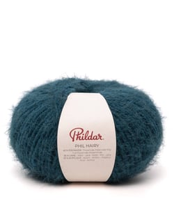 Phil Hairy – Pelote fil poilu duveteux Phildar 100 g Prusse