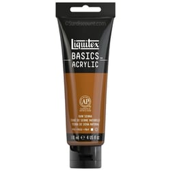 Peinture Acrylique en tube terre de sienne naturelle 118ml - Liquitex Basics