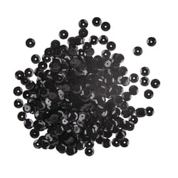Paillettes bombées, 6mm ø, noir, boîte - 4000 pces