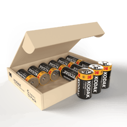 KODAK Xtralife Piles C-LR14 Alcaline 1,5V – Pack de 12