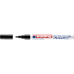 Marqueur Peinture Brillante CALLIGRAPHIE 753 Noir Pointe Moyenne 1-2,5 mm EDDING