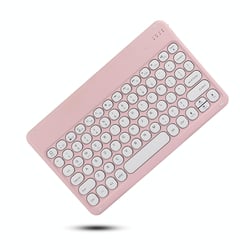 Clavier Pour Tablette Bluetooth Sans Fil Léger Longue Durée Noir Et Blanc Rose YONIS