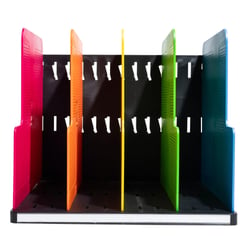 Trieur vertical Modulotop Ecoblack 5 intercalaires - Arlequin - Exacompta