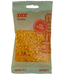 1 000 perles standard MIDI (Ø5 mm) BIO jaune