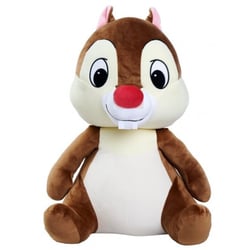 Grande peluche disney : ecureuil tac 50 cm - collection tic et tac