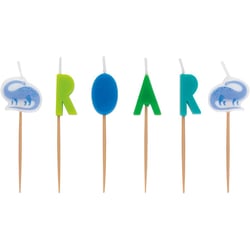 6 Mini Bougies Roar - Dino
