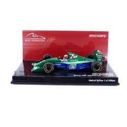 Voiture miniature de collection - MINICHAMPS - JORDAN Ford 191 - 1/43 - Demo Run Silverstone 2021 - Vert/Bleu