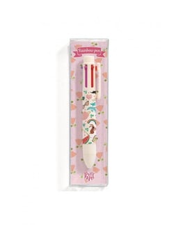 Tinou Stylo 6 couleurs - Djeco - Rose