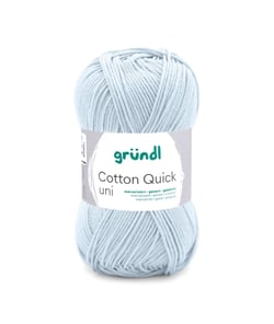 Fil à tricoter COTTON QUICK UNI - Gründl - PPSC - certifié Oeko-Tex 162 Bleu