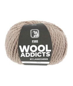 Pelote de laine FIRE - 100GR - Wool Addicts 0026 Marron