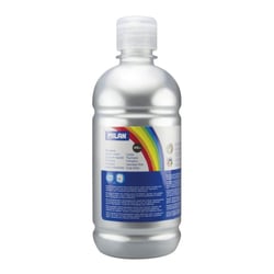 Bouteille gouache 500 ml argent