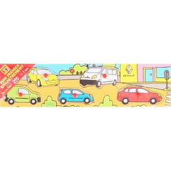 Puzzle en bois voitures 5 pieces - vilac - puzzle a encastrer - puzzle avec boutons