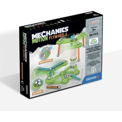 Jeu de construction Mechanics Motion - Volants d'inertie recyclés 96 pièces - GEOMAG