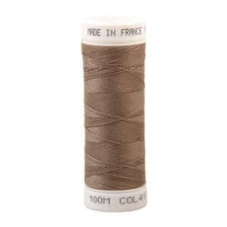 Fil à coudre polyester 100m made in France - chamois 417
