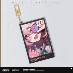 Honkai: Star Rail - Porte-clés Countdown Departure Series March 7th Glitter 9 cm