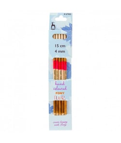 Aiguilles doubles pointes 15cm bois Flair N° 3,5 à 5 - Pony taille n°4