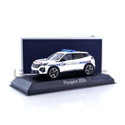NOREV Voiture miniature 1/43 Peugeot 2008 Police Municipale blanc/bleu/rouge