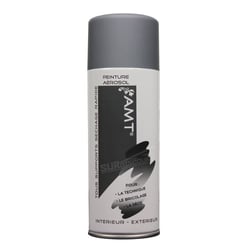 Spray de peinture gris mat 330ml - Amt