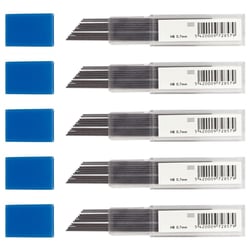 Mine de rechange WONDAY - Graphite - 0,7 mm - HB - Lot de 5 étuis de 12 mines