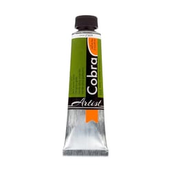 Peinture à l'huile - Cobra - Artist - Vert jaune olive - 639 - Tube de 40ml