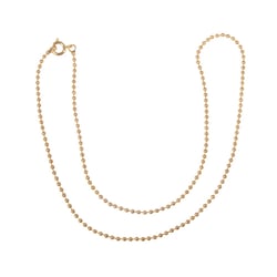 Chaîne à boules, 1,5mm ø, or, 42cm, 1 pce.