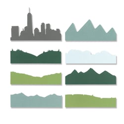 Matrices de découpe - Skyline - 8 dies Thinlits - Sizzix