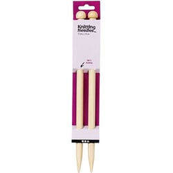 2 Aiguilles À Tricoter En Bambou 35 cm - Ø 15 mm