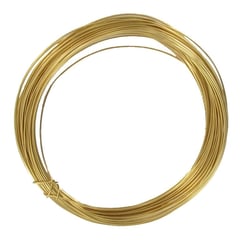 MégaCréa DIY - Fil en métal Bijoux à crocheter Ø0,4 mm x 10 m Doré