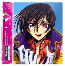 Diamond Painting Broderie Diamant LUMINLIFE 40x50cm, 100% strass, diamants ronds - Code geass manga