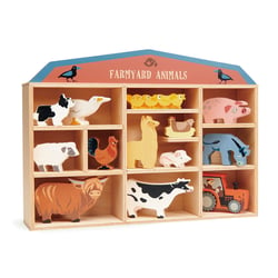 Set animaux en bois Ferme - Tender Leaf Toys