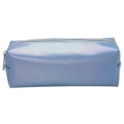Trousse - Bleu brillant - 1 compartiment - 22x7x7cm - Fermeture zip - Scolaire