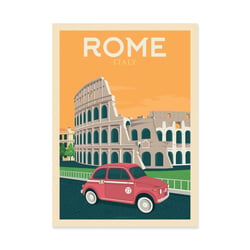Affiche 30x40 cm - Rome - Olahoop Travel Posters
