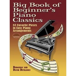 Livre de partitions Dover Pubns - Big Book of Beginner's Piano Classics - 133 pages
